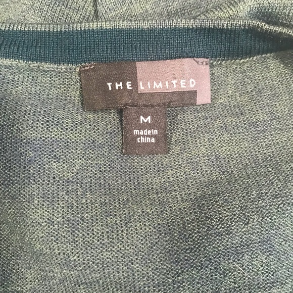 The Limited Green Wool Sweater - Size Medium - Picture 4 of 7